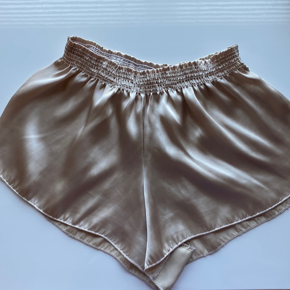 Silky sleep shorts